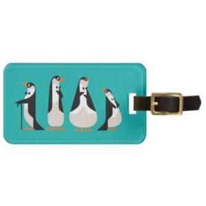 Penguin Waiters Bag Tag