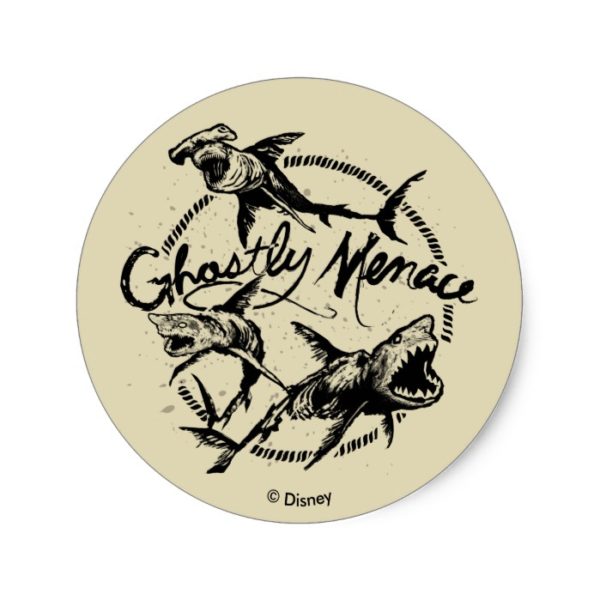 Pirates of the Caribbean 5 | Ghostly Menace Classic Round Sticker