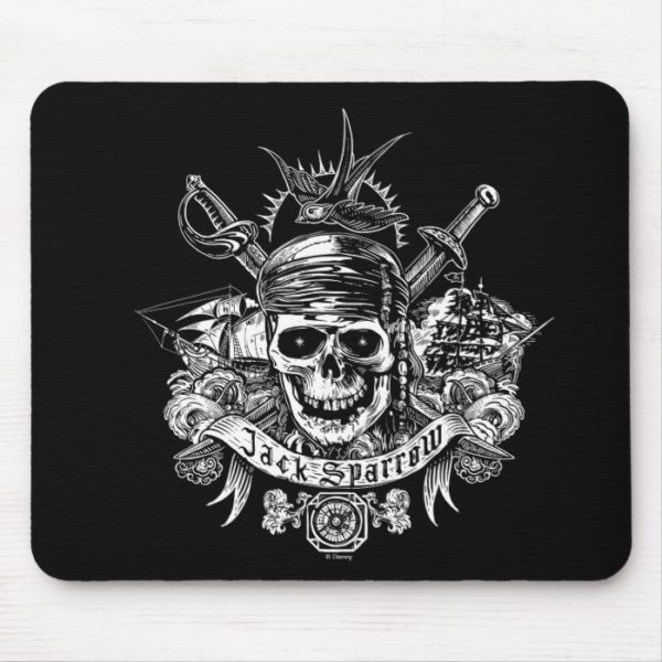 Pirates of the Caribbean 5 | Jack Sparrow Skull Mouse Pad