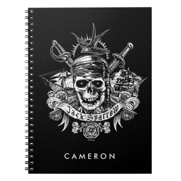 Pirates of the Caribbean 5 | Jack Sparrow Skull Notebook