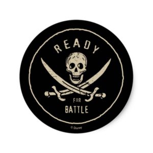 Pirates of the Caribbean 5 | Ready For Battle Classic Round Sticker