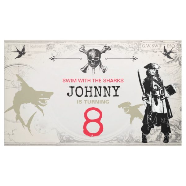 Pirates of the Caribbean | Birthday Banner