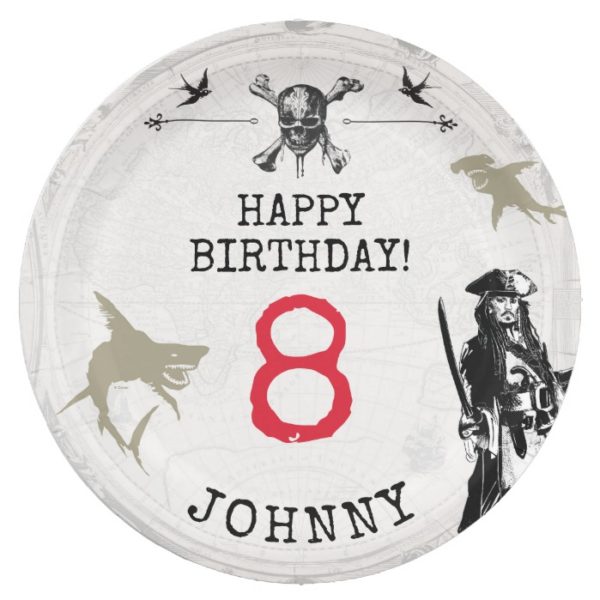 Pirates of the Caribbean | Birthday Paper Plate