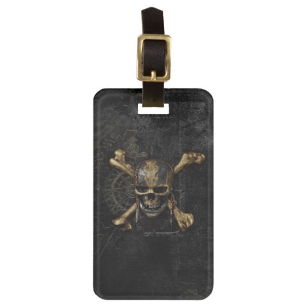 Pirates of the Caribbean Skull & Cross Bones Bag Tag