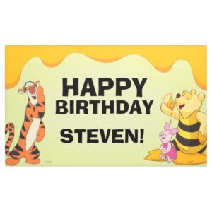Pooh and Pals Birthday Banner