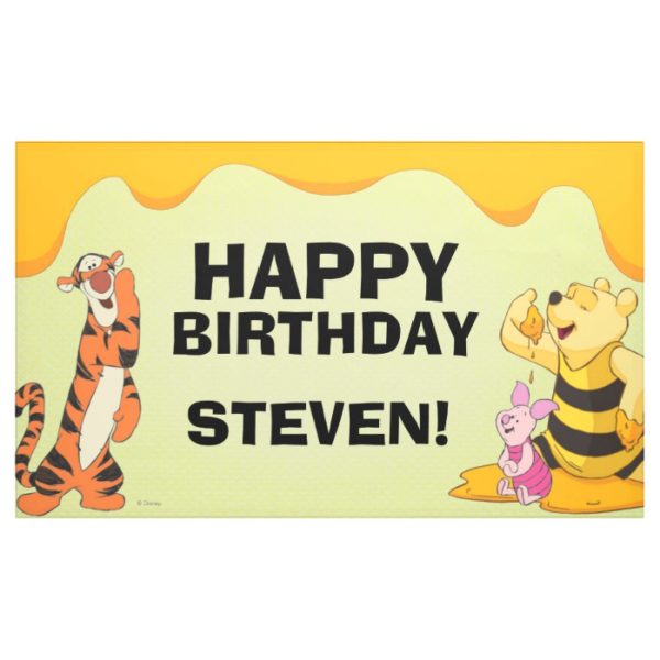 Pooh and Pals Birthday Banner