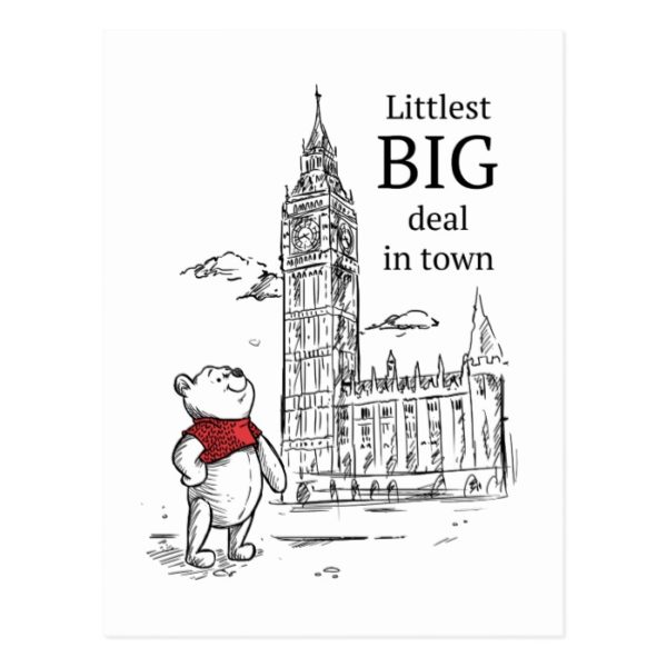 Pooh | Littlest Big Deal in Town Postcard