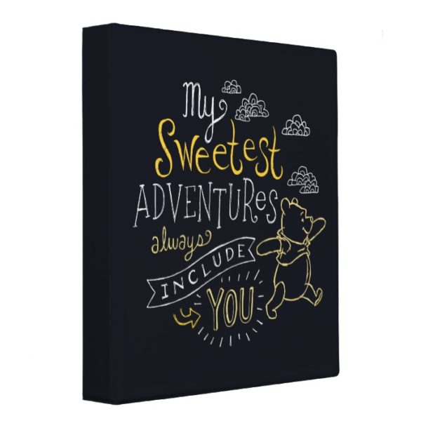 Pooh | My Sweetest Adventures 3 Ring Binder