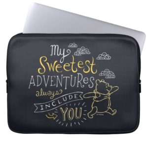 Pooh | My Sweetest Adventures Laptop Sleeve