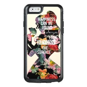 Princess | Belle Floral Silhouette OtterBox iPhone Case