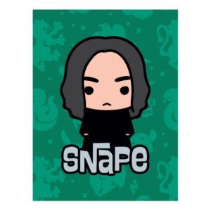 Professor Snape Cartoon Character Art Postcard