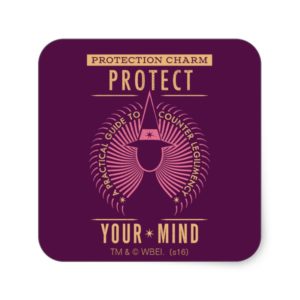 Protection Charm Guidebook Square Sticker