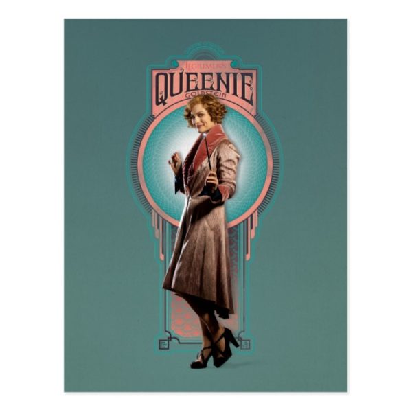 QUEENIE GOLDSTEIN™ Art Deco Panel Postcard