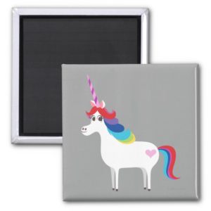 Rainbow Unicorn Magnet