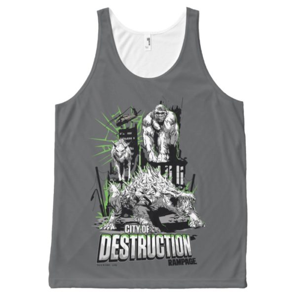 RAMPAGE | City of Destruction All-Over-Print Tank Top
