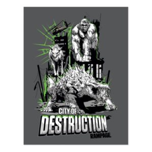 RAMPAGE | City of Destruction Postcard