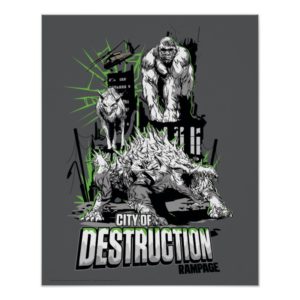 RAMPAGE | City of Destruction Poster