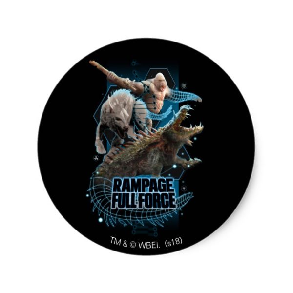 RAMPAGE | FULL FORCE CLASSIC ROUND STICKER