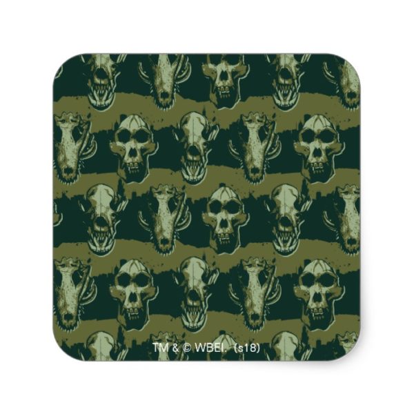 RAMPAGE | Skulls Pattern Square Sticker