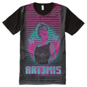 Ready Player One | Art3mis Graphic All-Over-Print T-Shirt