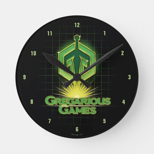 Ready Player One | Gregarious Games Logo Round Clock