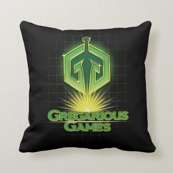 Ready Player One | Gregarious Games Logo Throw Pillow