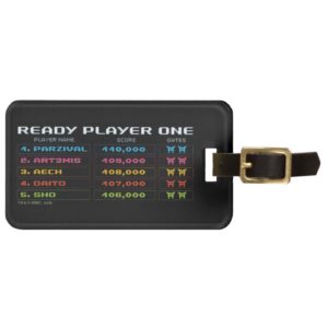 Ready Player One | High Score Leaderboard Bag Tag