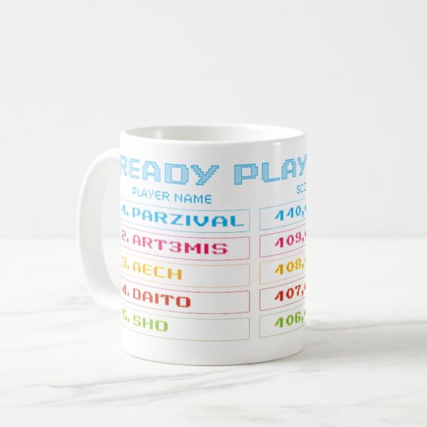 Ready Player One | High Score Leaderboard Coffee Mug