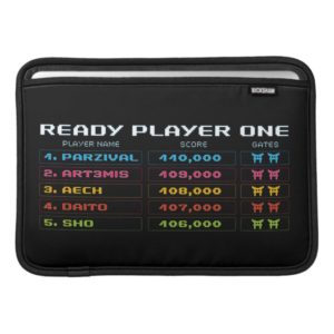 Ready Player One | High Score Leaderboard MacBook Air Sleeve