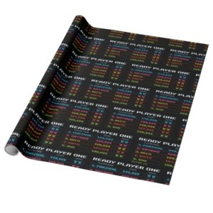 Ready Player One | High Score Leaderboard Wrapping Paper
