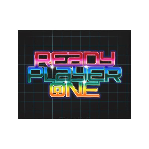 Ready Player One | Rainbow Logo Canvas Print