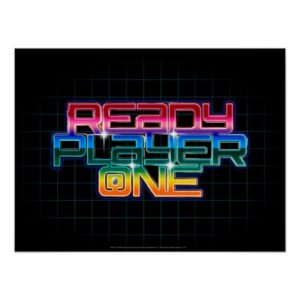 Ready Player One | Rainbow Logo Poster