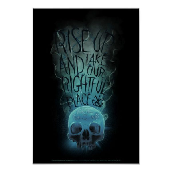 "Rise Up" Skull & Smoke Graphic Poster
