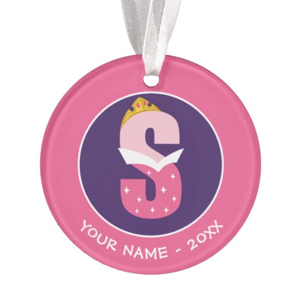 S is for Sleeping Beauty | Add Your Name Ornament