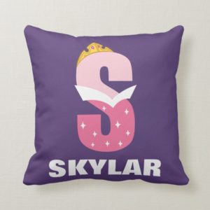 S is for Sleeping Beauty | Add Your Name Throw Pillow