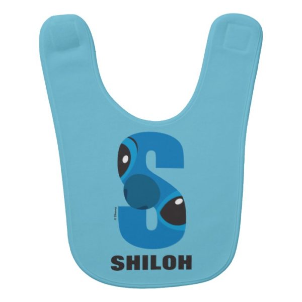 S is for Stitch | Add Your Name Baby Bib