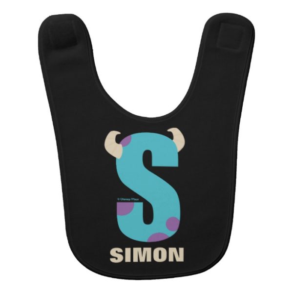 S is for Sulley | Add Your Name Bib