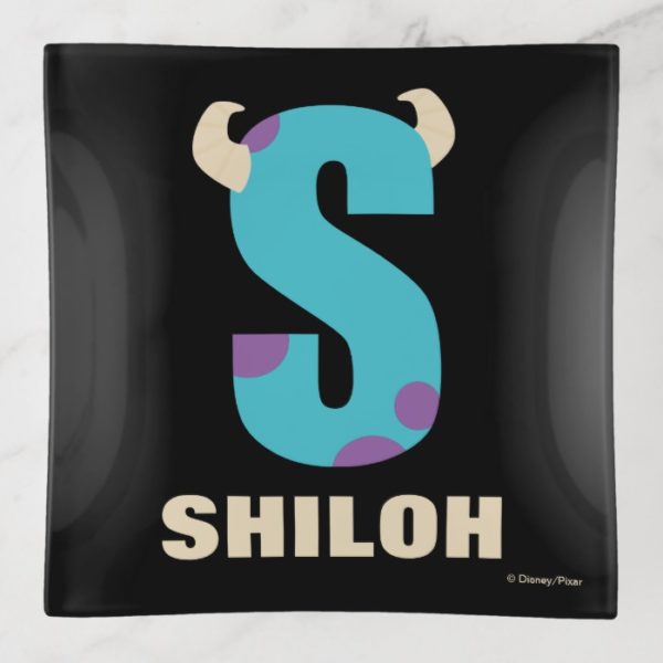 S is for Sulley | Add Your Name Trinket Trays