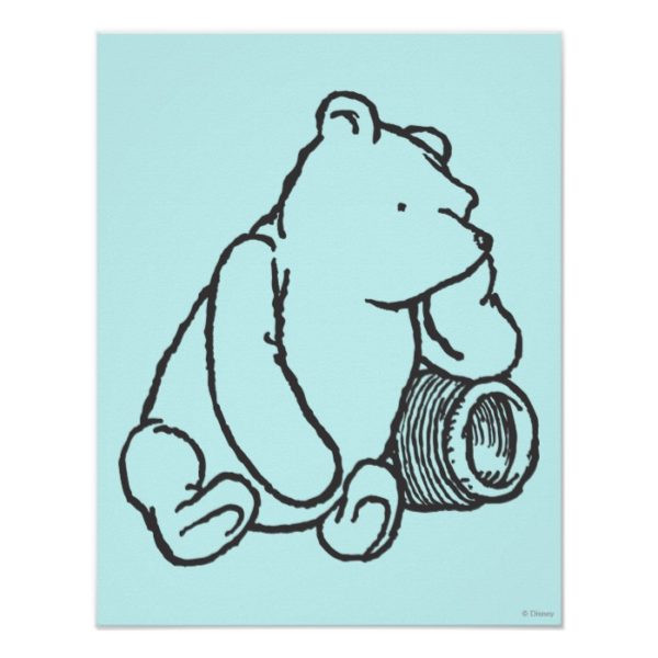 Sketch Winnie the Pooh 2 Poster