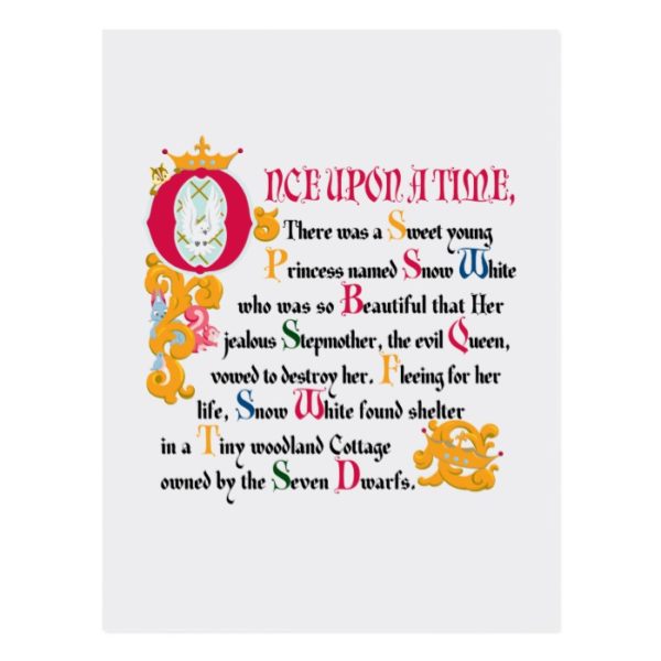 Snow White | Once Upon A Time Postcard
