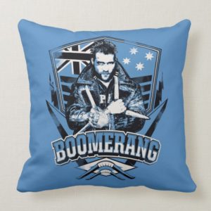 Suicide Squad | Boomerang Badge Throw Pillow