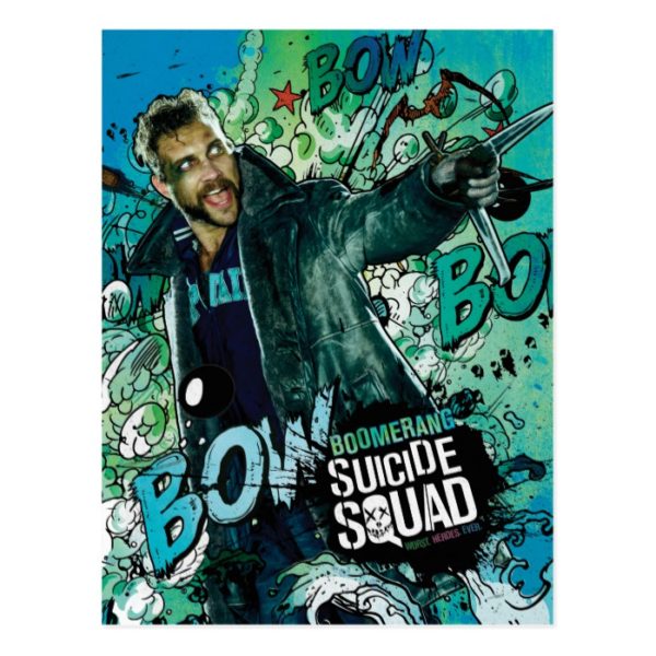 Suicide Squad | Boomerang Character Graffiti Postcard