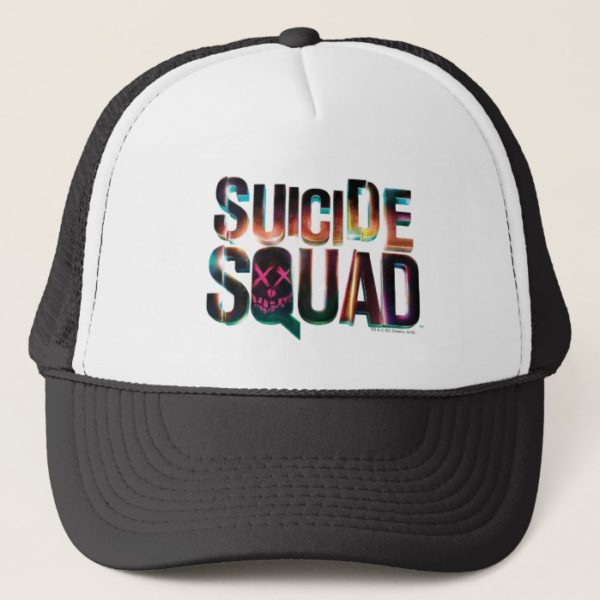 Suicide Squad | Colorful Glow Logo Trucker Hat