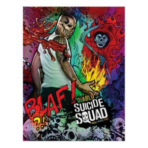 Suicide Squad | Diablo Character Graffiti Postcard