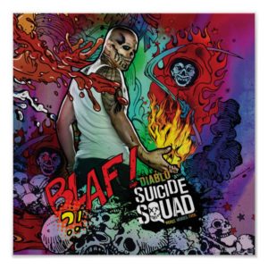 Suicide Squad | Diablo Character Graffiti Poster