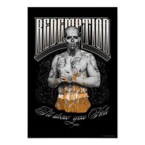 Suicide Squad | El Diablo "Redemption" Tattoo Poster