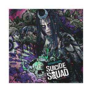 Suicide Squad | Enchantress Character Graffiti Canvas Print