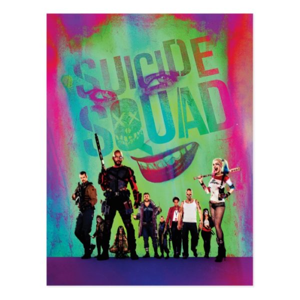 Suicide Squad | Green Joker & Squad Movie Poster Postcard