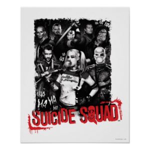 Suicide Squad | Grunge Group Photo Poster