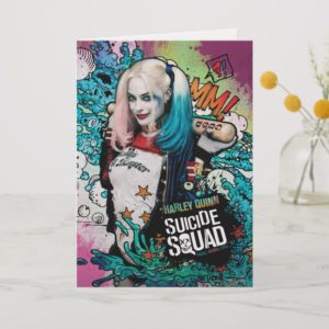 Suicide Squad | Harley Quinn Character Graffiti Card